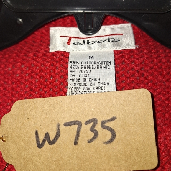 Talbots Colorful Patchwork Knit Cardigan In A Size Medium. Holiday Christmas - Picture 6 of 7